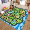 Alfombra Infantil Transfronteriza, Tapete de Escalada Estacionamiento, Alfombra de Jardín de Infancia para Educación Temprana, Tapete de Carretera de Tráfico para Juegos, Se Puede Enviar por Cuenta de Terceros