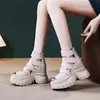 Sandalias Romanas de Exterior Seleccionadas Cuidadosamente para Primavera/Verano 2026, Zapatos de Tacón Alto a la Moda para Mujer, Sandalias Casuales de Plataforma con Suela Gruesa para Mujer