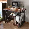 Mesa de computador, mesa gamer pequena, mesa de desktop para uso doméstico, mesa de jantar de quarto, adequada para colocar um computador, mesa de estudo para estudantes e mesa de escritório