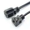 Cable de Alimentación de Tres Clavijas Estándar Americano Enchufe Cable para Host de Gabinete de Computadora de Cobre Puro Cable de Extensión de Alimentación Estándar Americano