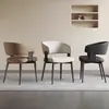 Silla de Comedor de Lujo Ligero Estilo Italiano con Respaldo para Comedor del Hogar, Silla con Respaldo Minimalista Moderna Nórdica, Taburete de Reunión de Hotel