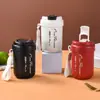 Venta al por mayor de regalo con tapa popote taza de mano alto valor de color bebida directa taza de coca para coche taza de café de acero inoxidable 304