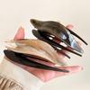Pinza para el pelo simple de acetato para mujer, súper conveniente para recogidos, pinza grande de una palabra cola de golondrina para la nuca, pinza de garra 2023 que no daña el cabello