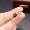 Anillo de Zafiro Natural Transfronterizo Accesorios para Mujer Nicho de Alta Gama Joyería de Plata 925 5*7 Joyería de Lujo Venta Directa de Fábrica