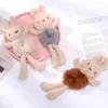 Diadema de Oso Linda Coreana, Femenina, Simple Goma para el Cabello, Banda Elástica, Cola de Caballo, Accesorios para el Cabello de Felpa para Niños de Otoño e Invierno