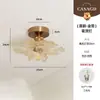 Araña de cerámica antigua estilo chino con pétalos, estética Zen wabi-sabi, adecuada para mesita de noche de dormitorio, balcón vintage, pasillo o vestíbulo