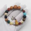 Pulsera de 18 semillas de boutique 18 tesoros múltiples Bodhi ágata Ojo de Tigre pulsera se puede tallar espíritu oculto Generación 18 semillas