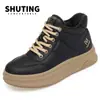 Sapatos Casuais Femininos Versáteis de Solado Macio 2026 Planos de Inverno Quentes Novo Estilo Confortáveis Fashionáveis Antiderrapantes Casuais de Solado Grosso