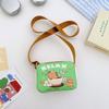 Bolsa de Ombro de Desenho Animado Anime para Meninos e Meninas, Bolsa Transversal Infantil Mini Elegante de Capivara, Nova Carteira Infantil