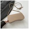 2024 primavera nuevo simple bolso cuadrado pequeño diseño nicho marca de moda bolso de color sólido bolso baguette francés retro hombro axila para mujer
