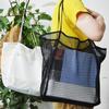 Bolsa de Hombro Ultraligera de Playa Calada Malla Transpirable Artículos de Aseo Natación Expandible Bolsa de Almacenamiento Bolso de Mano de Hombro para Mujer Amazon