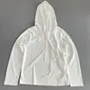Moletom fino de botões com capuz estilo coreano para mulheres, nova coleção de outono, cor sólida, casual, solto, versátil, blusa de manga comprida para uso diário
