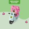 Compatible con Muñecas Le Cartoon, Kuromi, Cinnamoroll y Conejo My Melody Bloques de Construcción, Juguetes Educativos de Ensamblaje para Niños, Regalos de Caja Sorpresa