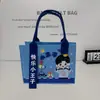 Bolsa de Tote de Dibujos Animados Souvenir de Celebridad de Internet Bolsa de Tote para Fiesta de Luna Llena de Bebé Bolsa de Compras Bolsa de Fieltro para Banquete de Cien Días Regalo de Primer Cumpleaños