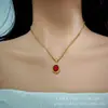 Moda Francesa Elegante Temperamento Zirconia Collar Diseño Personalizado Acero de Titanio Gargantilla para Mujeres No se Desvanece Cadena Versátil para Clavícula