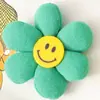 Broche de girassol com rosto sorridente estilo pastoral novo de verão atacado pingente fofo para bolsa de meninas acessórios de vestuário