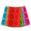 Molde Redondo para Donas de Diseño Conjunto, Resistente a Altas Temperaturas, Fácil de Desmoldar, con Base en Forma de Corazón y Patrón de Estrellas, Herramienta para Hornear Pasteles