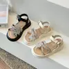Chinelos Infantis, Sapatos Brilhantes de Princesa, Novo Estilo Verão 2026 Chinelos Infantis, Sapatos de Encaixe Estilosos para Meninas Pequenas