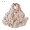 Novo Lenço de Chiffon com Estampa Floral Digital Primavera/Verão Transfronteiriço, Lenço Longo Versátil Floral Artístico para Mulheres, Lenço de Seda para Cabeça