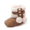 Botas Navideñas Cálidas de Invierno con Lazo Zapatos para Bebé y Niño Pequeño Zapatos para Niño Pequeño Zapatos para Bebé MR0651