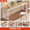 Mesa Larga de Oficina, Escritorio para el Hogar, Escritorio Rectangular, Mesa de Trabajo, Escritorio de Computadora de Pared para Dormitorio, Mesa Estrecha de Pared