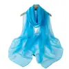 Bufanda de Seda Larga Ultradelgada para Actuaciones, Sesiones de Fotos, Fiestas, Bodas, Viajes, como Regalo, Bufanda Protectora del Sol, Chal de Seda Helada, Pañuelo de Gasa