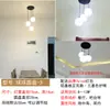 Restaurante e Hospedagem Estilo Japonês Mesa de Jantar Minimalista Nórdica Criativa Madeira Maciça Balcão de Bar Iluminado Luminária Pendente de Tecido de Cabeceira Pleated
