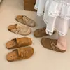Zapatos Casuales de Suela Gruesa para Mujer, Nuevo Estilo Primavera y Verano 2026, Mocasines Cerrados Transpirables de Diseño Hueco, sin Cordones, Estilo Perezoso