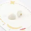 Botones de Resina Trenzada con Forma de Hongo 16x11mm Metálicos Irregulares de Pie Alto Cosidos a Mano para Cárdigans y Prendas de Punto