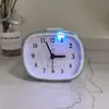 Reloj Sencillo de Comercio Exterior, Modelo Más Vendido, Despertador Fuerte de Doble Tono, Reloj de Mesita de Noche para Niños, Color Caramelo Gh642