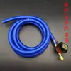 Fogareiro de Cassete de Uso Duplo Conexão Lateral Tubo de Metal Mangueira de Tanque de Gás Liquefeito Adaptador Extensor Conversor para Recipiente