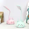 Lámpara de Mesa Recargable por USB de Ciervo Antílope de Dibujos Animados Lámpara de Mesa LED Luz de Noche para Dormitorio de Estudiantes Lámpara de Emergencia Portátil Regalo para Empresa