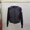 Nuevo Chaqueta de Plumón Fina para Mujer Nanyou de Otoño Temprano con Cremallera Cuello Redondo Empalme de Lana
