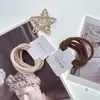 Cuerda para el pelo de cinco piezas sin costuras de alta elasticidad, banda para el pelo que no daña el pelo, nueva banda de goma de nailon coreana, venta directa al por mayor de fábrica
