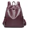 Mochila Feminina para Meia-Idade 2026 Nova Versátil Moda Feminina Mochila de Viagem Couro Macio Antifurto Leve Frete Transfronteiriço