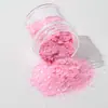50g Lantejoulas Macaron a Laser Importadas DIY Acessórios para Manicure Cânhamo Flow Patch Sequin Hexagonal Joias para Manicure