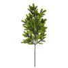Plantas verdes artificiales, agujas de abeto, bayas rojas, piñas, decoraciones navideñas populares, accesorios para fotografía de regalos, plantas verdes artificiales