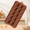 Formas de silicone para chocolate clássicas e populares, um conjunto de múltiplas formas para confeitaria caseira, formas para sobremesas francesas, atacado