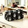2026 temu transfronterizo nuevo producto bolsa de maquillaje de terciopelo bolsa con cremallera para cuidado de la piel de viaje gran capacidad bolsa de almacenamiento portátil