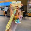 Chaveiro Pingente Original Série Ilha dos Golfinhos Fofos Pingente de Chaveiro Capivara Fofa para Mochila Escolar de Estudante