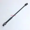 Tubo de acero modificado para coche eléctrico accesorios para coche de acero en tubo engranaje de dirección de kart conexión del volante junta universal telescópica eje de dirección