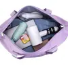 Bolsa de Viagem com Rodas Universal para Mulheres, Bolsa de Bagagem de Grande Capacidade, Mala de Carrinho Leve Dobrável, Armazenamento com Roldana, Bolsa de Bagagem Despachada