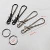Fabricante de Foshan Llavero de Latón al por Mayor Hebilla de Acero Inoxidable Enrollada a Mano Accesorios de Ferretería Electrochapados en Hierro Manualidad Creatividad