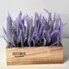 Maceta de Madera Retro Transfronteriza Accesorios para Sesión de Fotos de Boda Base Decorativa para Flores Artificiales Caja de Almacenamiento Maceta para Jardín Balcón
