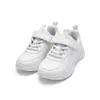 Zapatos infantiles Balabala, zapatillas deportivas para niños y niñas, nuevo modelo de invierno 2026, piel, ligeras, con forro de felpa, para correr