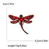 Estilo europeu e americano design criativo broche de inseto moda libélula broche corpete pino temperamento simples acessórios de vestuário