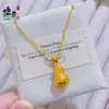 Collar Colgante de Calabaza Escama de Dragón Triturada para Mujer, Bestseller de Tienda de Oro de Moda, Lujo Ligero, Exquisito, Versátil, Joyería de Alta Gama