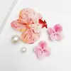Populares accesorios para zapatos de gelatina japoneses y coreanos, decoraciones de zapatos de cristal transparente, dijes de flores de moda para zapatos DIY y hebillas para zapatos para mujer