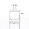 Botella de Vidrio Cuadrada sin Llama para Aromaterapia 500ml Botella Difusora de Vidrio Transparente Botella para Aceites Esenciales Se Puede Personalizar con Impresión de Logo y Personalización de Molde