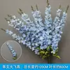 Juego de 10 Piezas de Flores para Boda en Tonos Azules para Decoraciones de Pasillo de Salón de Bodas, Arreglos Florales, Decoraciones de Fondo y Decoraciones de Escenario con Flores Artificiales